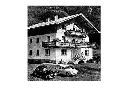 Grundlhof 1957 in Schwarz Weiß